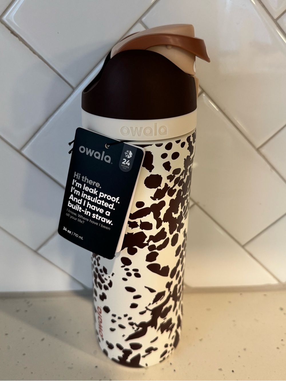 Owala Cowgirl Core Cow Print Western Exclusive - 24 oz